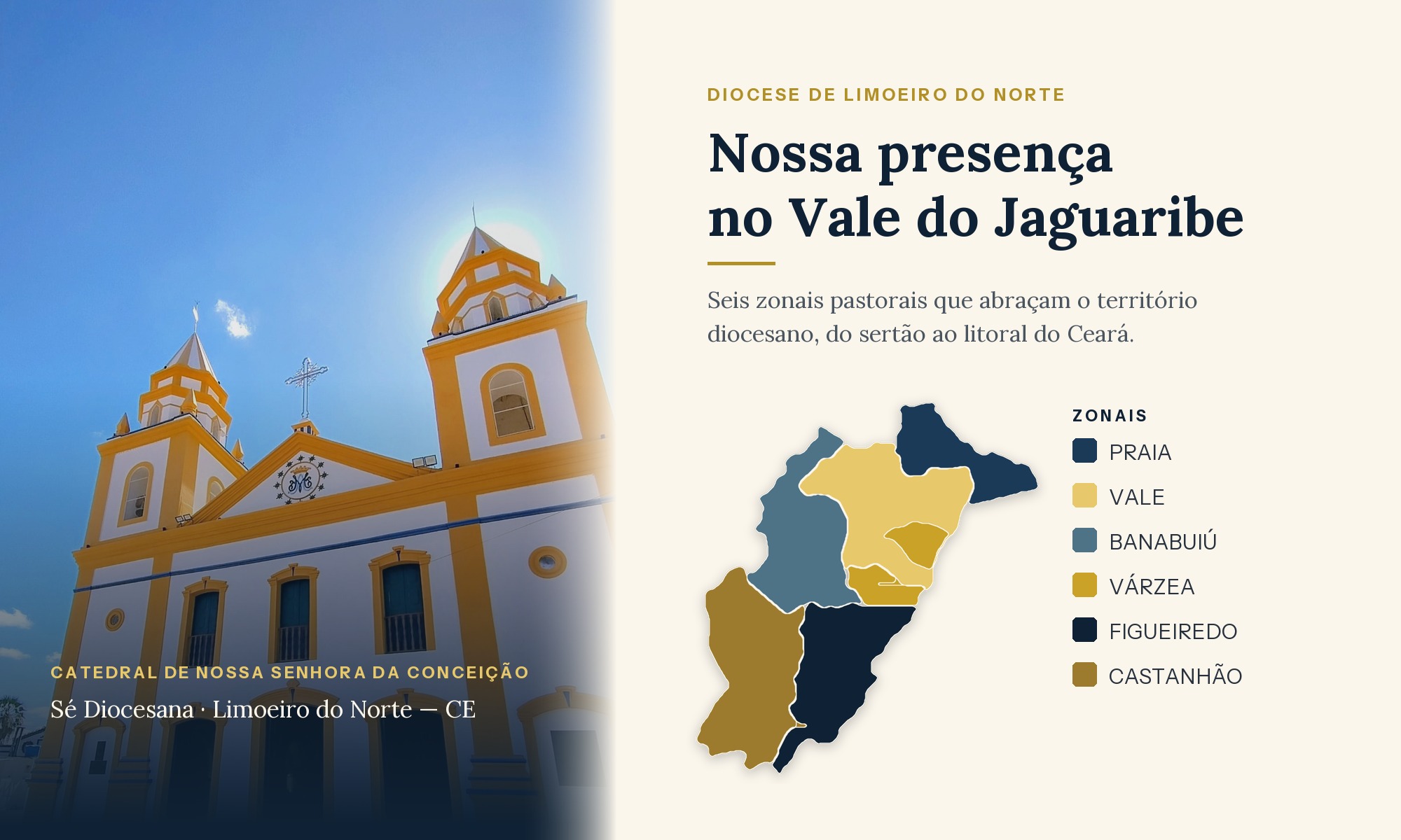 Diocese de Limoeiro do Norte, nossa presença no Vale do Jaguaribe